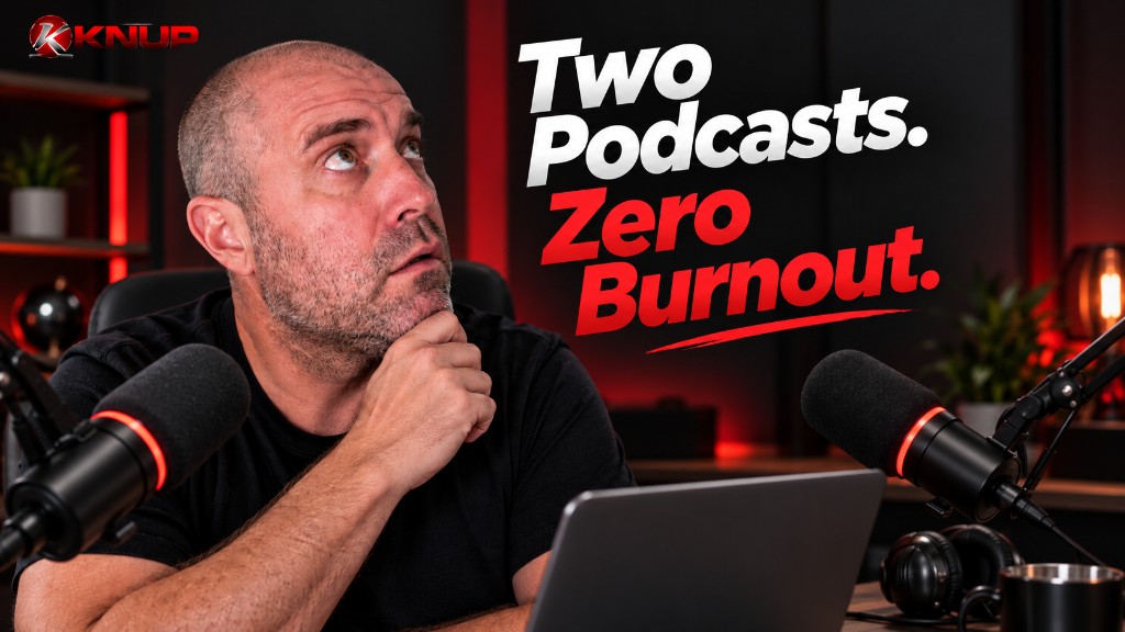 How to Start Two Podcasts Without Burning Out feature image