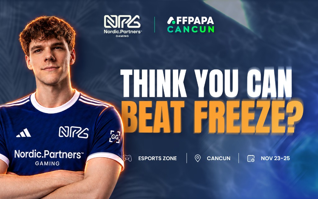 Think you can beat Freeze? Nordic Partners Gaming CS2 challenge at AffPapa Cancun, November 23–25