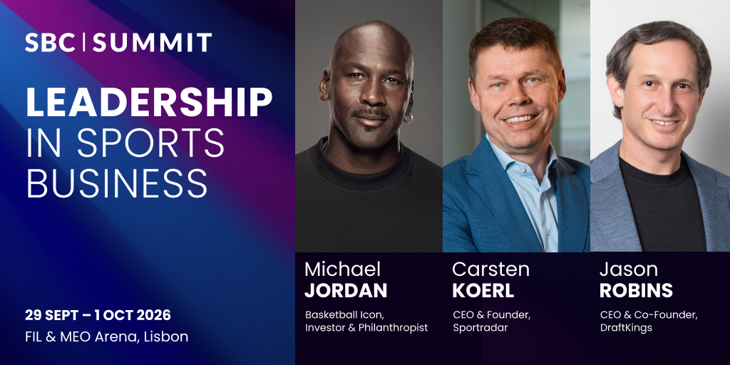 Michael Jordan, Carsten Koerl, and Jason Robins headline SBC Summit 2026 Leadership in Sports Business keynote