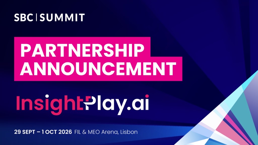 SBC Summit partnership announcement with InsightPlay.ai — 29 Sept to 1 Oct 2026, FIL & MEO Arena, Lisbon