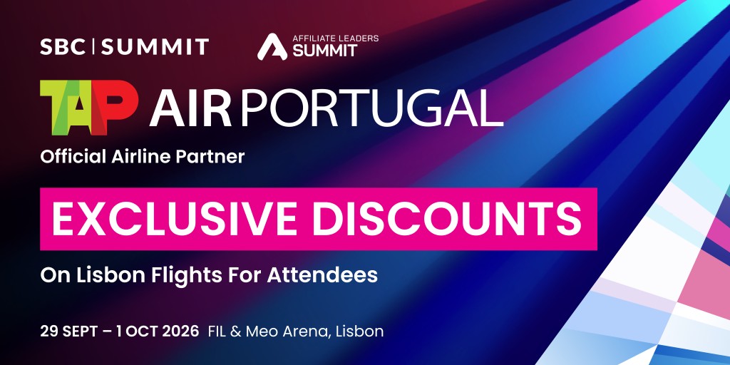 TAP Air Portugal official airline partner — exclusive discounts on Lisbon flights for SBC Summit attendees