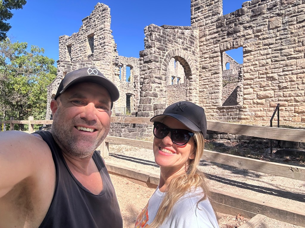 Ryan and Sarah at the Ha Ha Tonka castle ruins